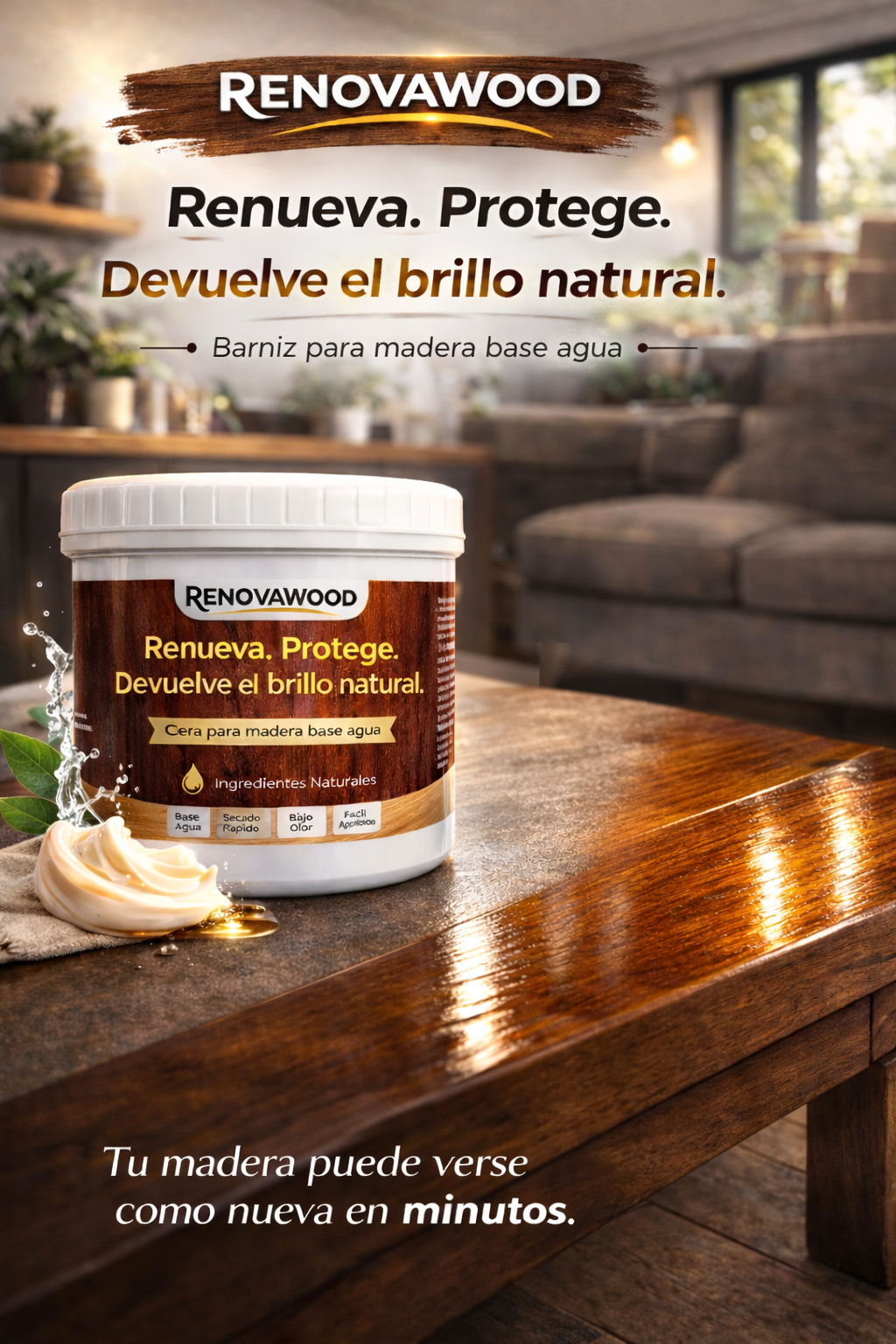 RenovaWood® – Renueva, Hidrata y Protege la Madera