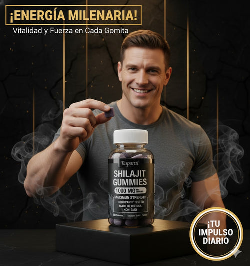 Shilajit Gomitas – Energía Natural, Vitalidad y Bienestar Diario
